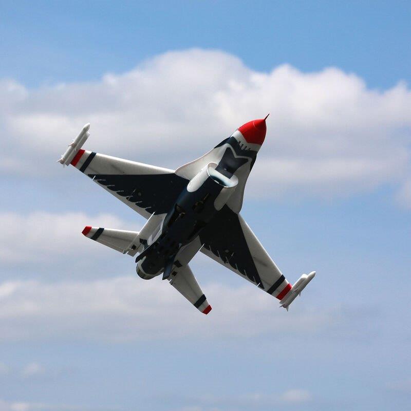 E-flite F-16 Thunderbirds 70mm EDF Jet BNF Basic with AS3X and SAFE Select - 5