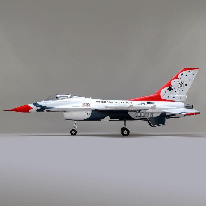 E-flite F-16 Thunderbirds 70mm EDF Jet BNF Basic with AS3X and SAFE Select - 9