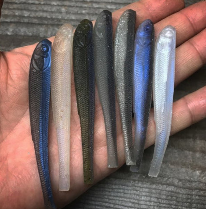 Nishine Lure Works Dropshot Minnow 3.4" 8,5 cm 7-pack - 3