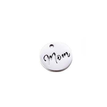 Berlock Mom guld – rund 12 mm