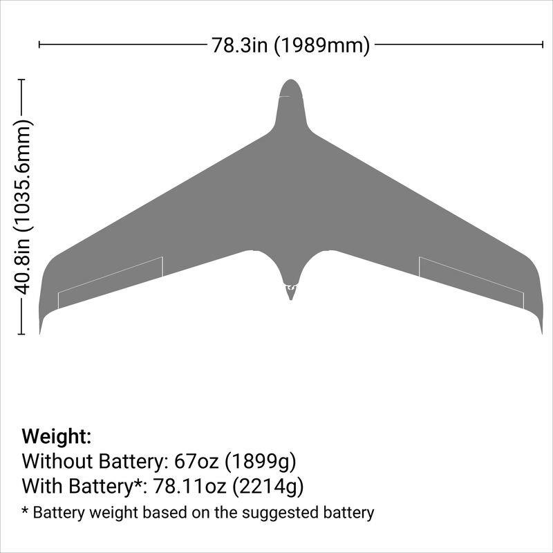 E-flite Opterra 2m Wing BNF Basic with AS3X and SAFE Select - 29