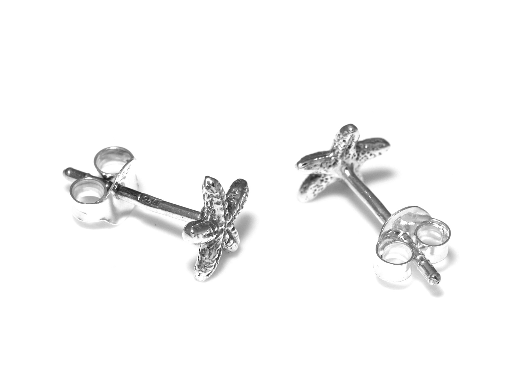 Sjöstjärna Örhängen i Äkta 925 Silver, Hav Örhänge, Strand Accessoar, Djur Smycke - 3