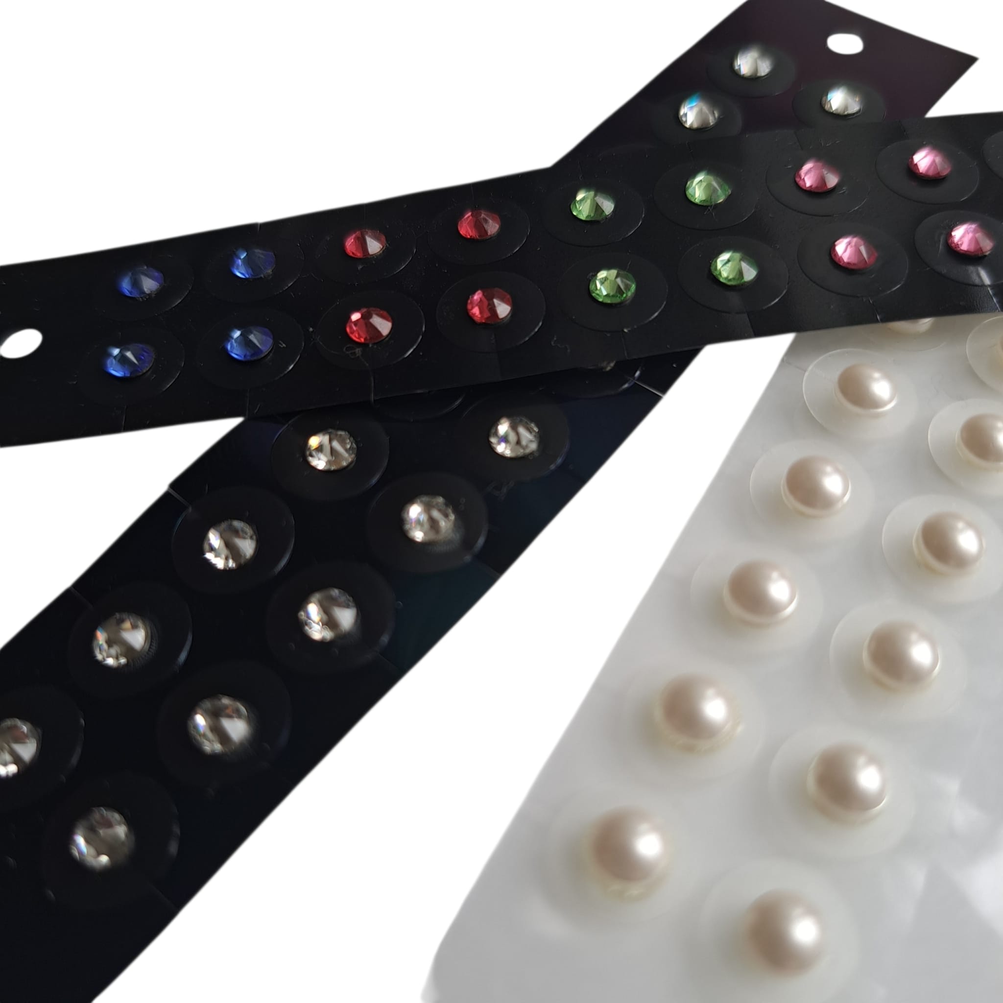 Crystal Ear pellets, Swarovskikristaller och pärlor, Bling-Bling för öronakupressur 20 st/fp - 5