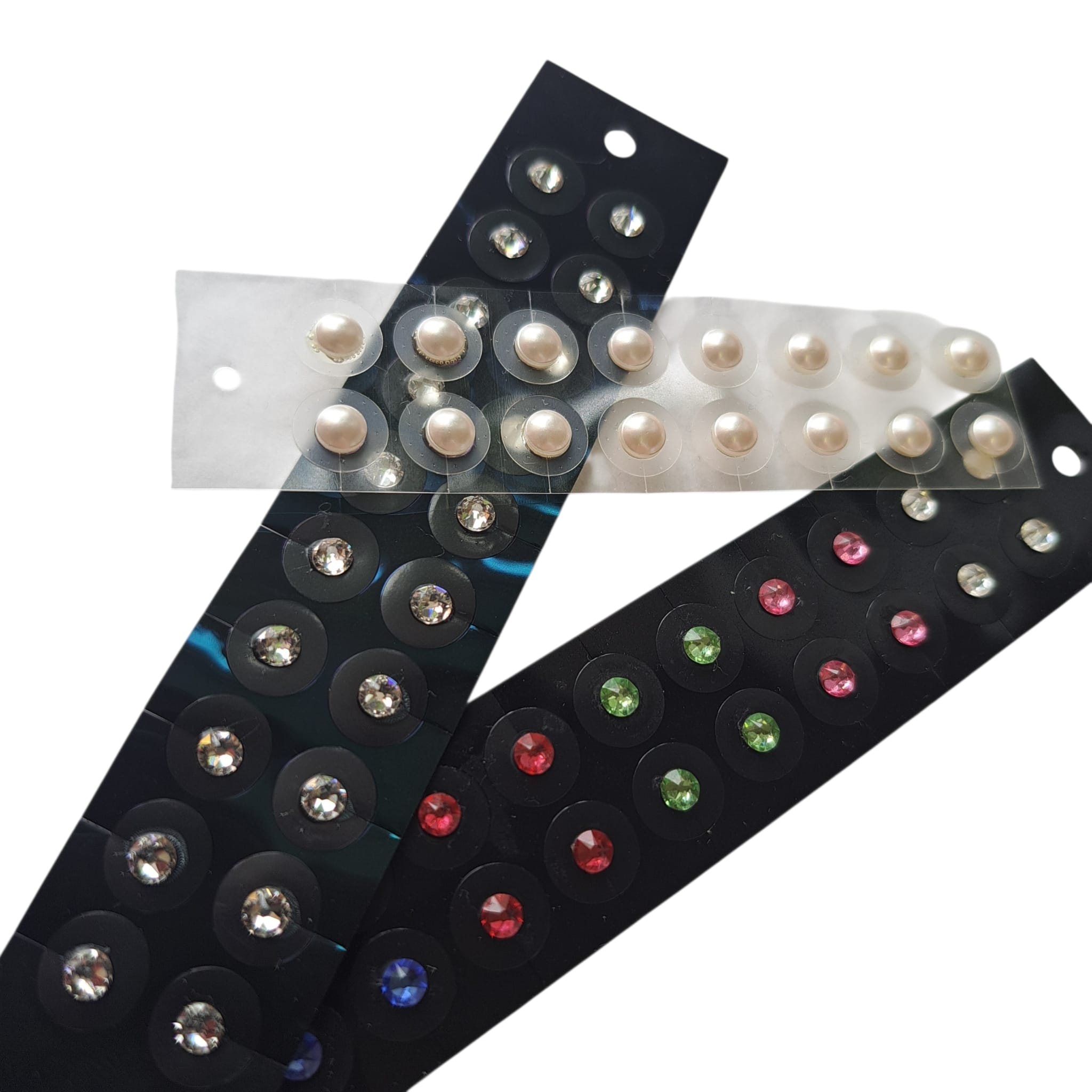 Crystal Ear pellets, Swarovskikristaller och pärlor, Bling-Bling för öronakupressur 20 st/fp - 7