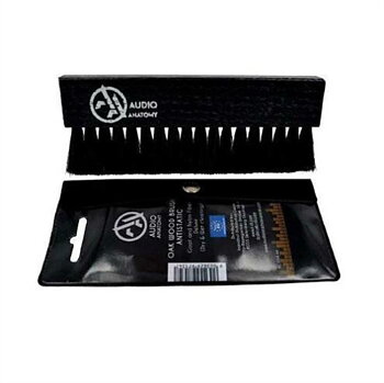 Oak Wood Brush Black With Antistatic Goat And Nylon Fiber - Deluxe (Dry & Wet Cleaning)