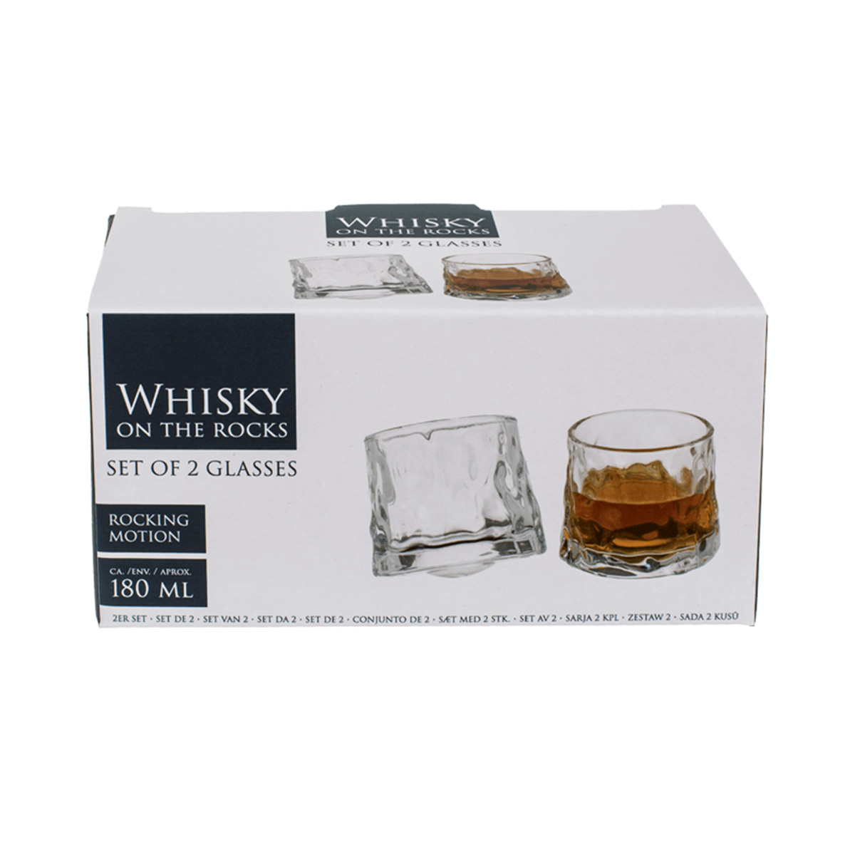 Whiskyglas On The Rocks 2-Pack produktförpackning