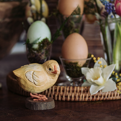 DecoBird Poussin Curieux