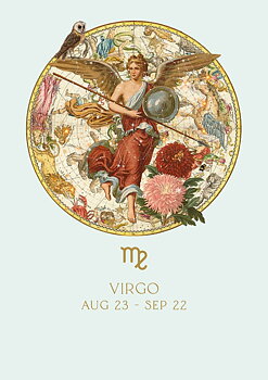 Virgo, Greeting Card
