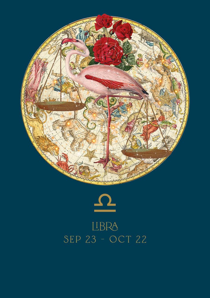 Libra, Greeting Card