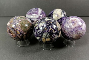 Tiffany Stone Kula / Klot  - Bertrandite - AA+kvalitet