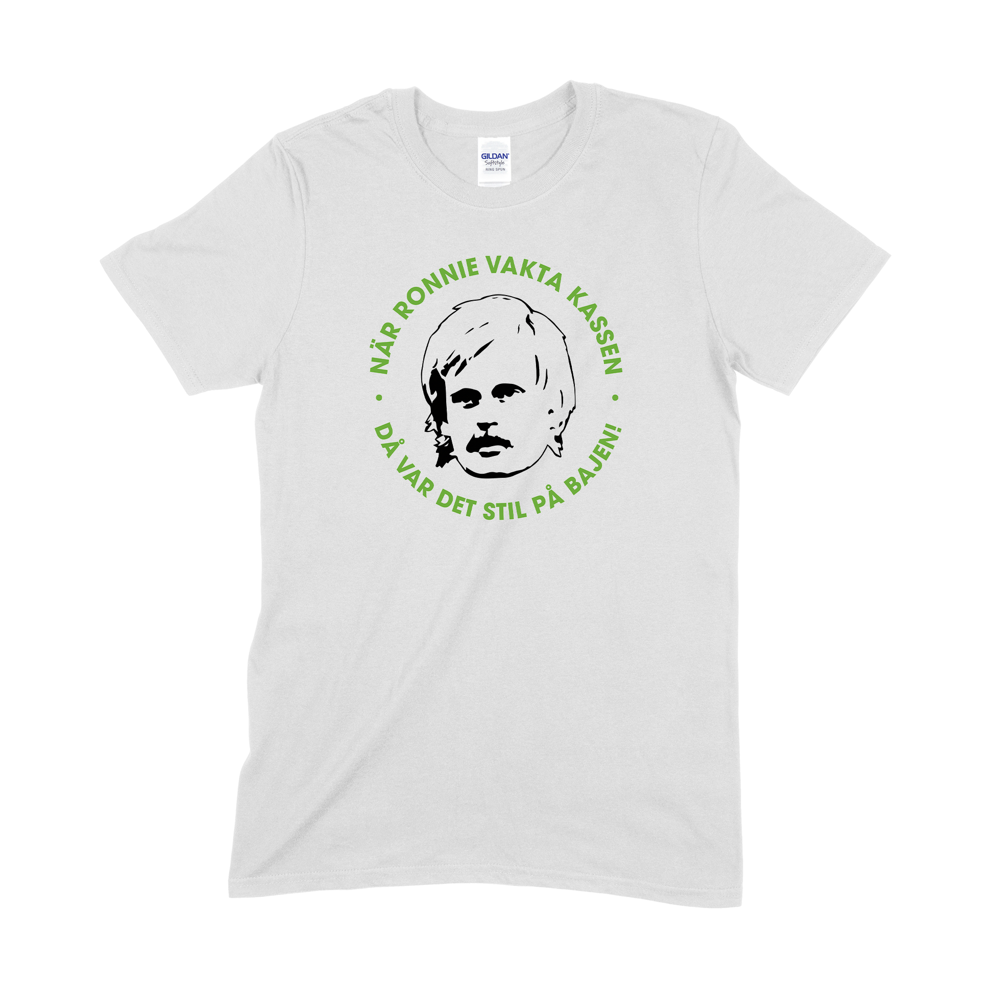RONNIE - T-SHIRT, VAKTA KASSEN I BAJEN