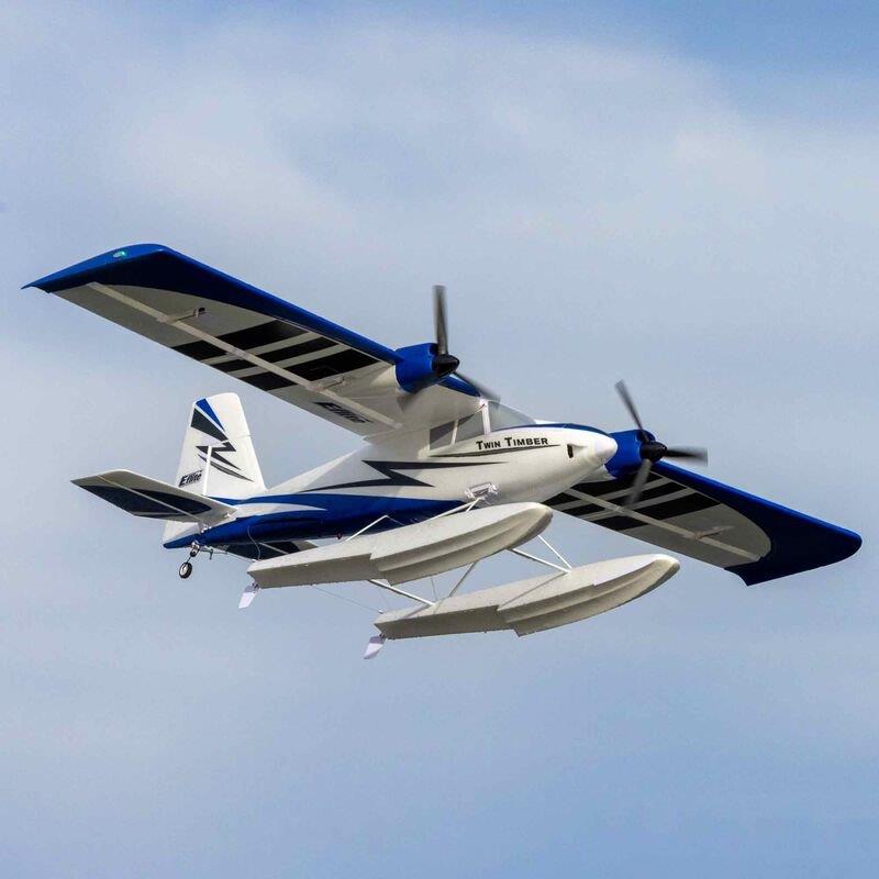 E-flite Twin Timber 1.6m BNF Basic with AS3X and SAFE Select - 9