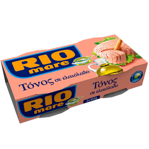 rio mare, tuna in olive oil, 2 x 160g