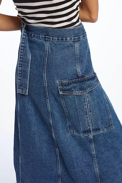 Qnuz - Netty Denim Skirt - 5