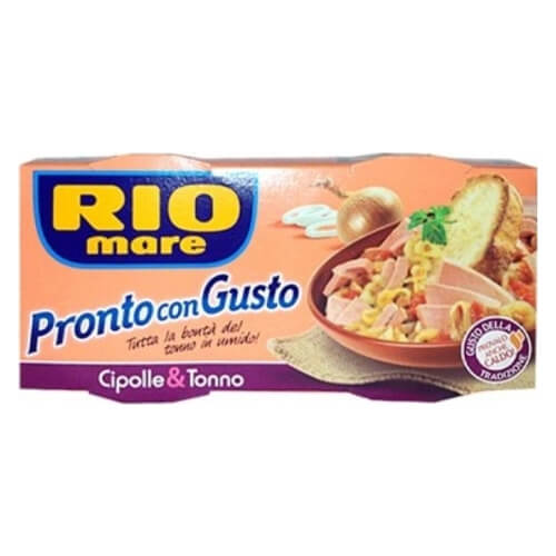 rio mare, tonno in salsa con cipolle, 2pcs x 160g
