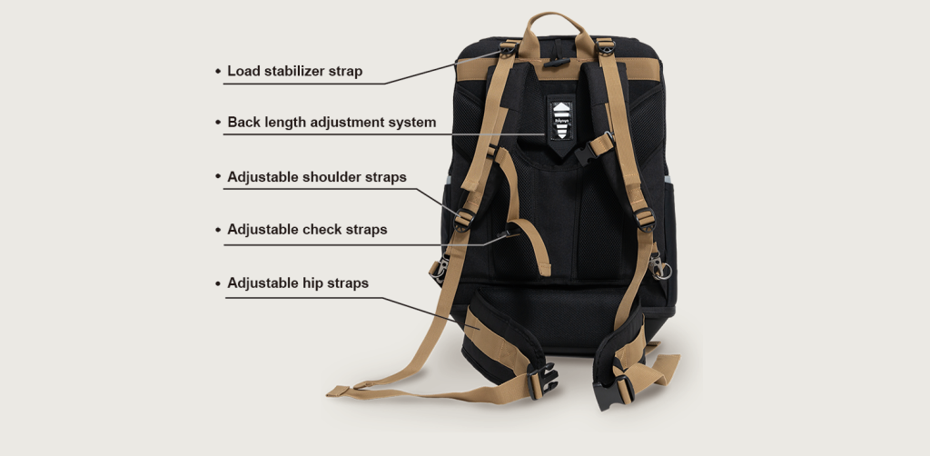 Champion Large Dog Carrier Backpack - Musta  - 13