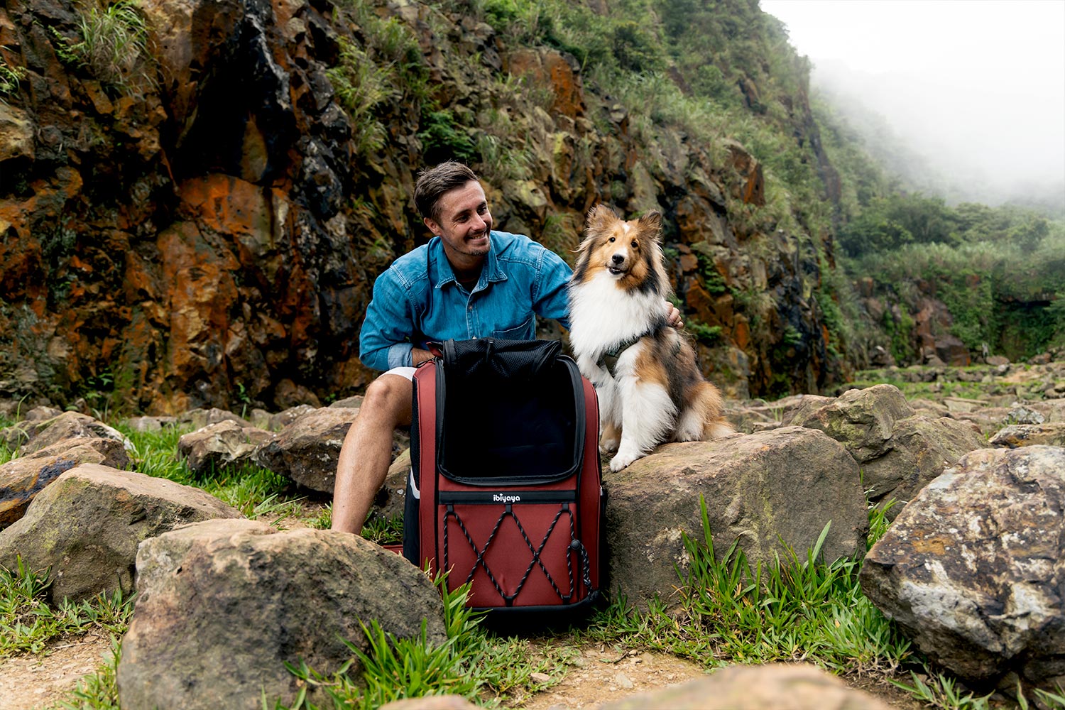 Champion Large Dog Carrier Backpack - Musta  - 10