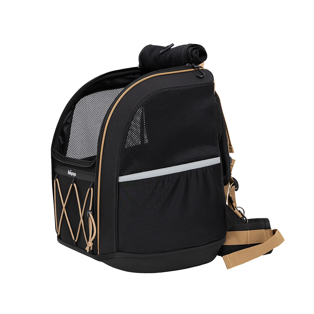 Champion Large Dog Carrier Backpack - Musta  - 7