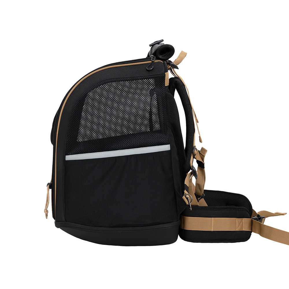 Champion Large Dog Carrier Backpack - Musta  - 6