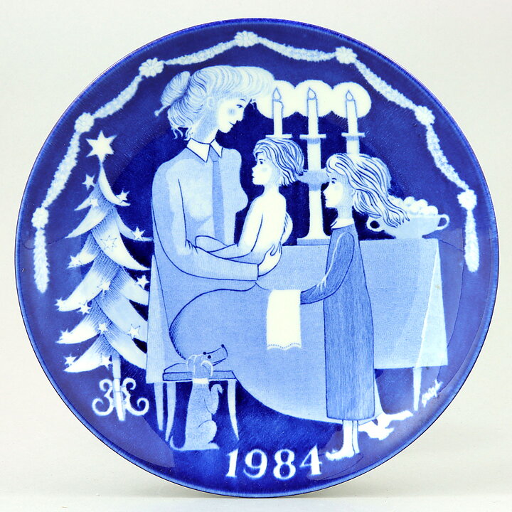 Stig Lindberg (Jultallrik 1984) Wall Plate with Christmas Motif 22 cm <with Box>