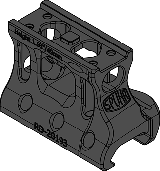 RD-20193 Aimpoint T-2/CompM5 Mount H49mm/1.93" PIC