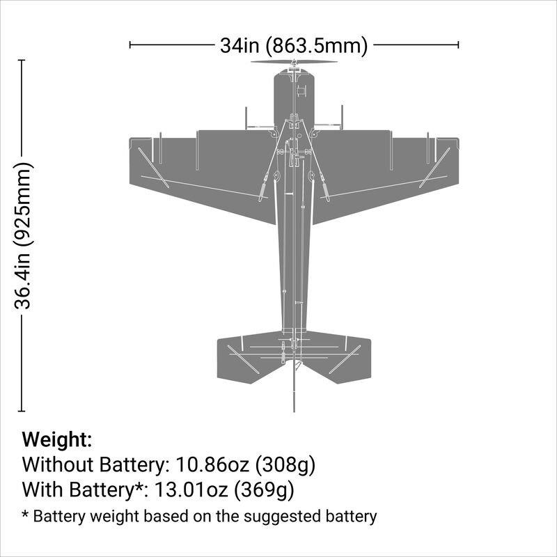 E-flite Eratix 3D FF (Flat Foamy) 860mm PNP - 19