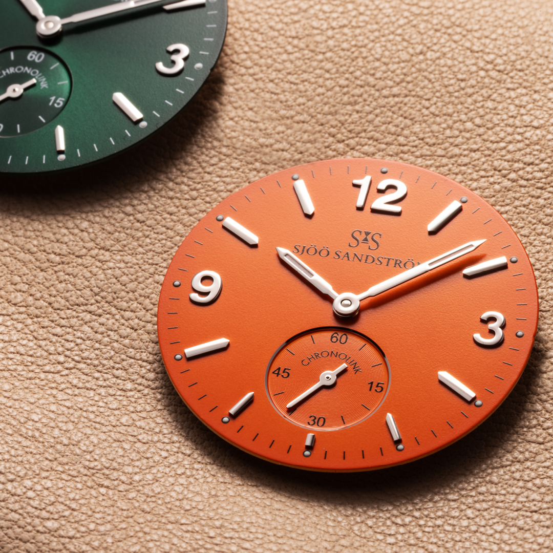 400012 Sjöö Sandström Chronolink dial package Vibrant