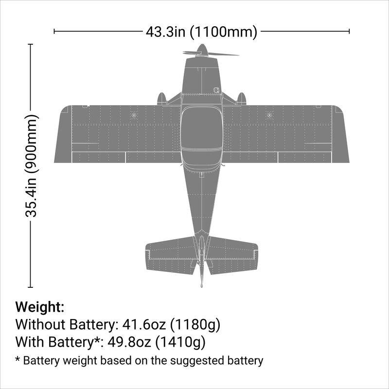 E-flite RV-7 1.1m PNP - 20