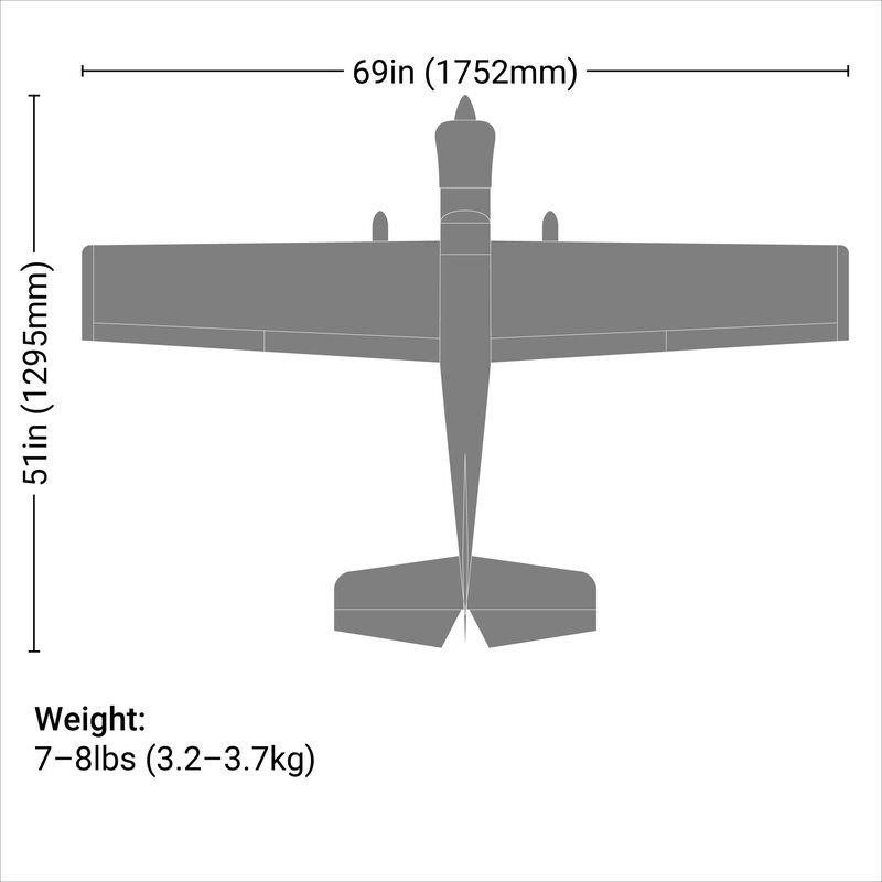 Hangar 9 Valiant 10cc ARF, 69tum 1752,6mm - 23