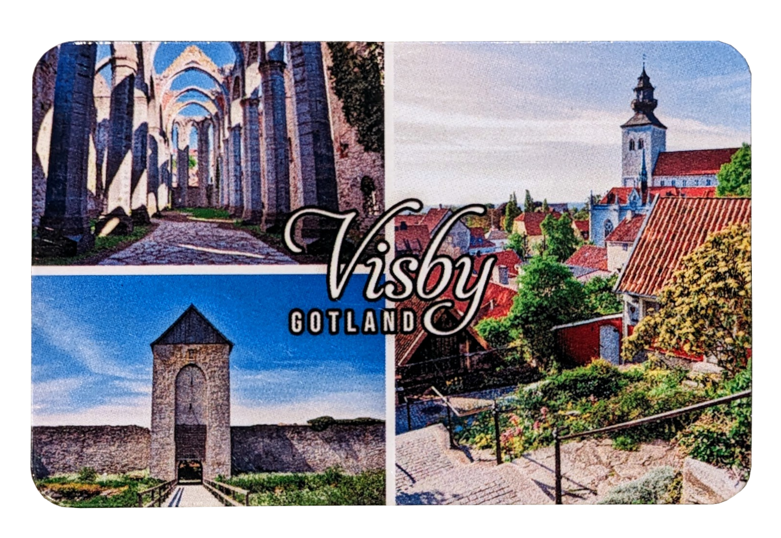 Magnet Folie Visby 3 Bilder 10st/fp