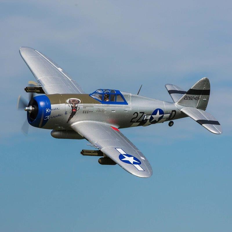 E-flite P-47 Razorback 1.2m BNF Basic with AS3X & SAFE Select - 3