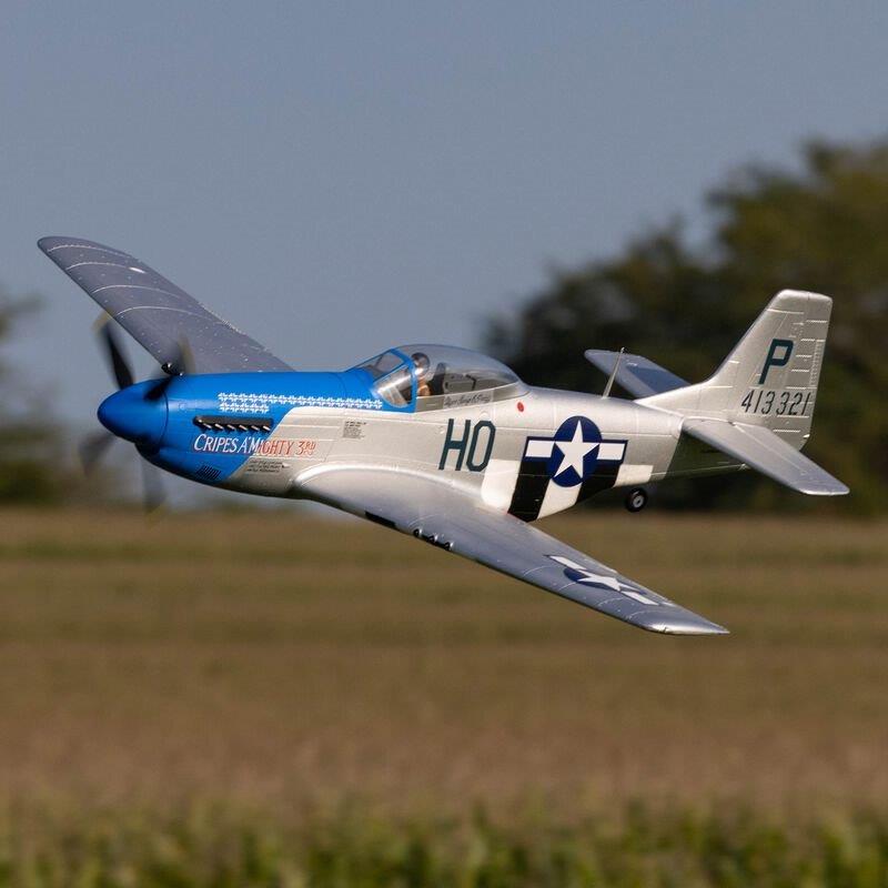 E-flite P-51D Mustang 1.2m PNP Cripes AMighty 3rd - 3