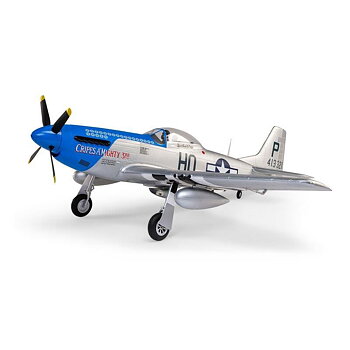 E-flite P-51D Mustang 1.2m BNF Basic, AS3X and SAFE Select Cripes AMighty 3rd´