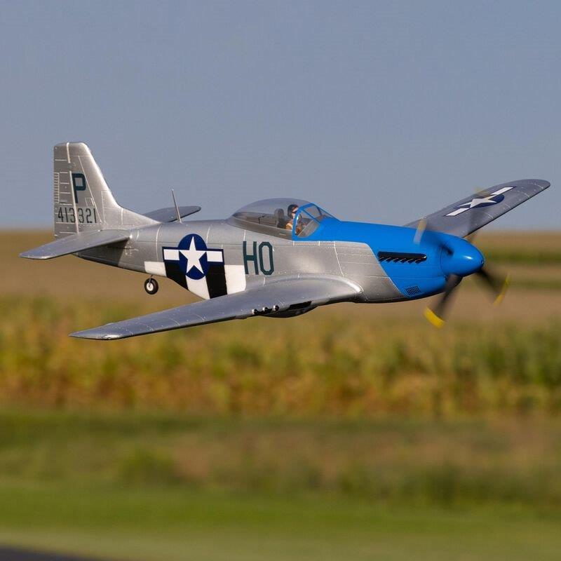 E-flite P-51D Mustang 1.2m BNF Basic, AS3X and SAFE Select Cripes AMighty 3rd´ - 4