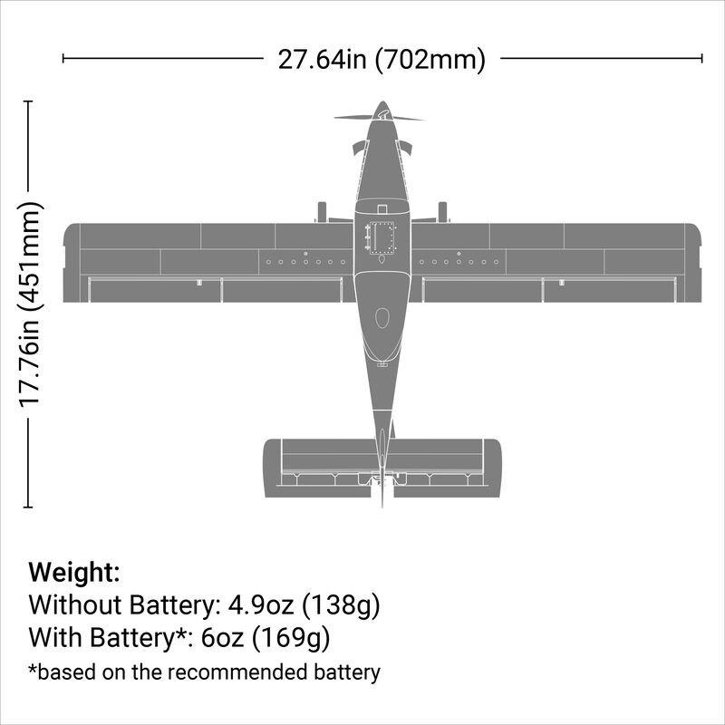E-flite UMX Air Tractor BNF Basic with AS3X and SAFE Select - 22