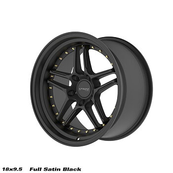 Ström Wheels DS-05 18x9,5 ET15 5x114,3 Full Satin Black