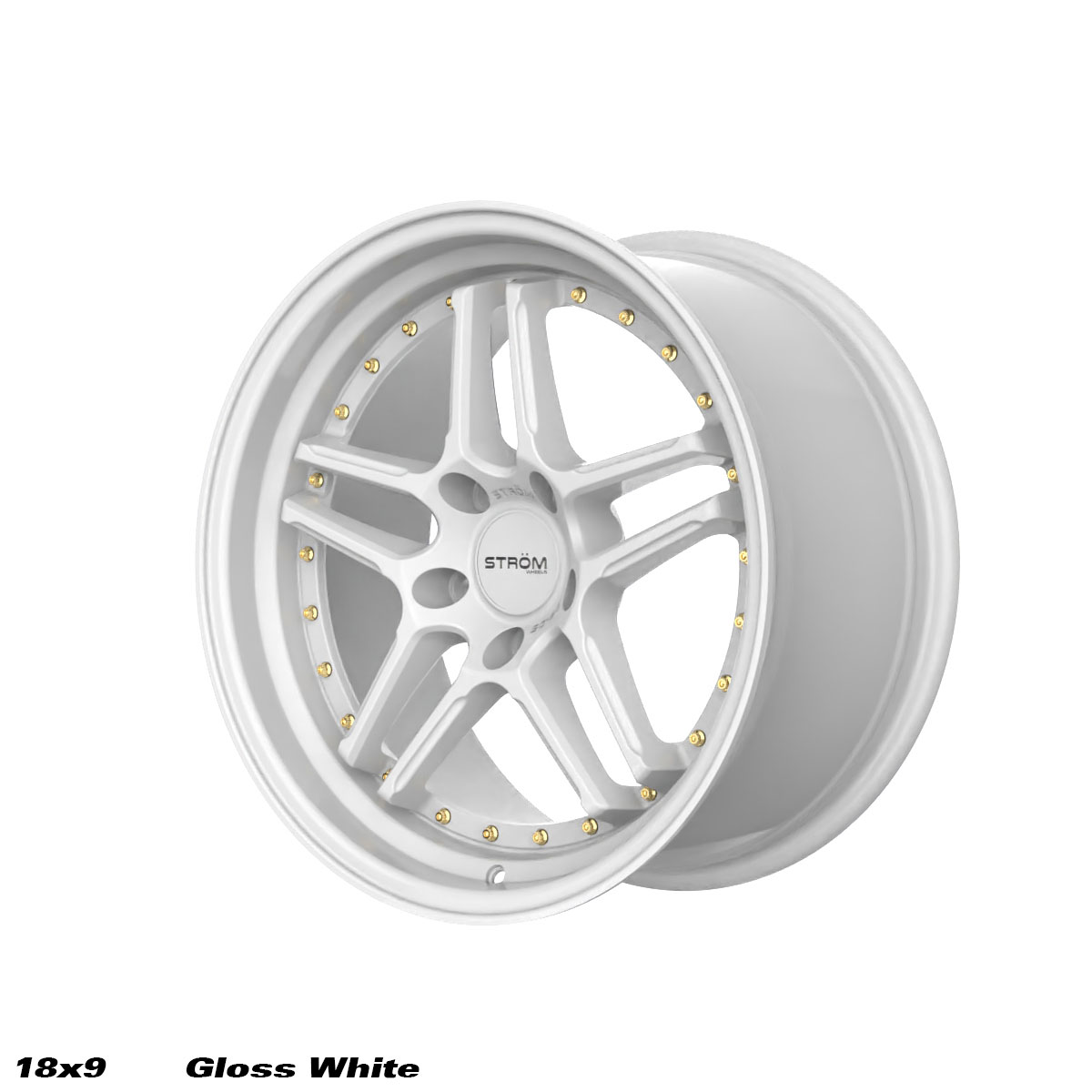 Ström Wheels DS-05 18x9 ET33 5x114,3 Full Gloss White