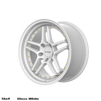 Ström Wheels DS-05 18x9 ET33 5x114,3 Full Gloss White