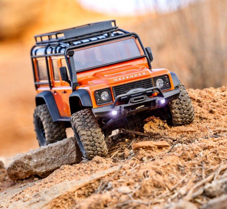 Traxxas TRX-4M 1/18 Land Rover Defender Crawler Orange RTR - 3