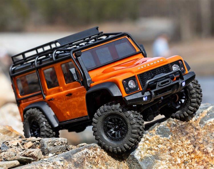 Traxxas TRX-4M 1/18 Land Rover Defender Crawler Orange RTR - 4