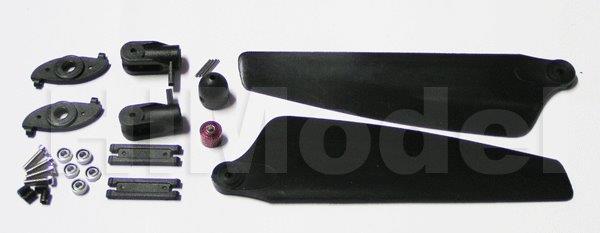 Ställbar propeller 10tum för 4mm axel