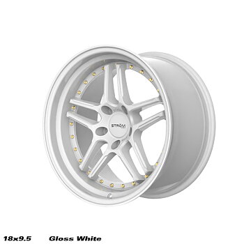 Ström Wheels DS-05 18x9,5 ET15 5x114,3 Full Gloss White