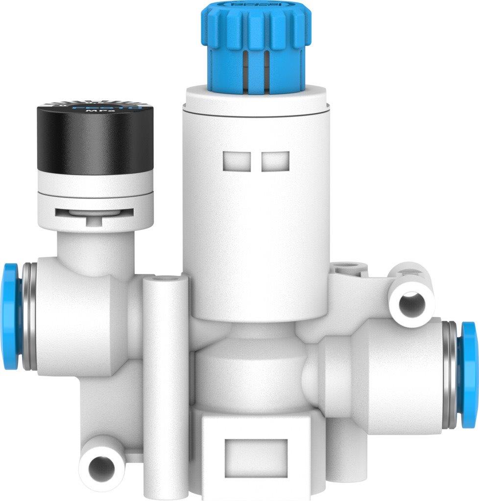 Festo tryckregulator med manometer för 4mm slang - 3