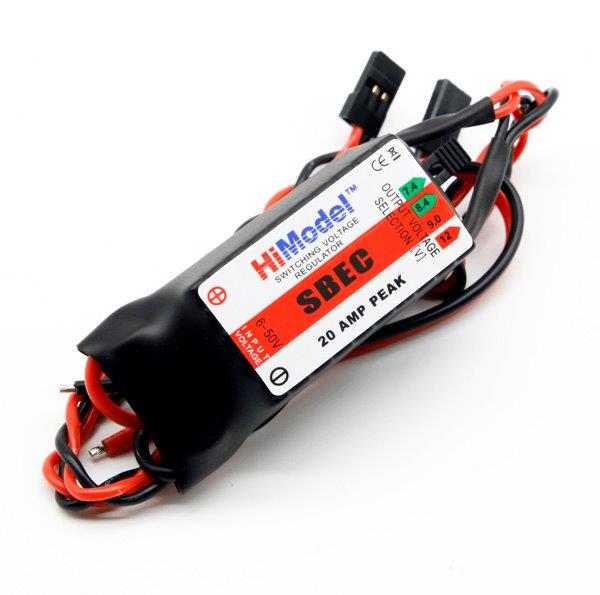 BEC Krets switchad 6-50V in / ut 20A 7,4/9.0/8,4/12V
