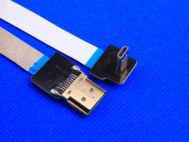 HDMI Micro till HDMI kabel 50cm ultra lätt/ smidig - 3