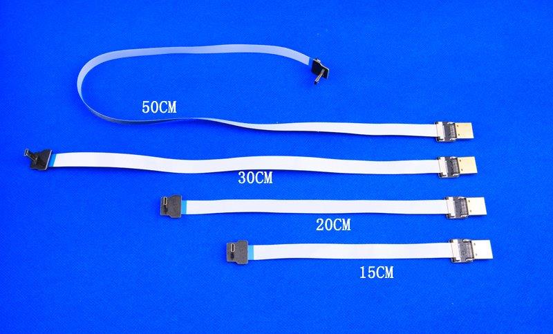 HDMI Micro till HDMI kabel 50cm ultra lätt/ smidig - 2