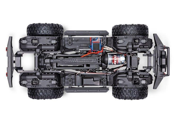 Traxxas TRX-4 Sport Crawler High Trail FD RTR Metallic Blå - 6