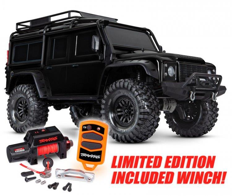 Traxxas TRX-4 Scale & Trail Crawler Land Rover Defender Svart med Vinsch RTR
