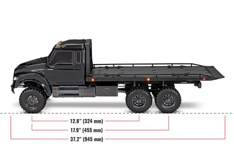 Traxxas TRX-6 Ultimate RC Hauler 6x6 TQi Svart* - 25
