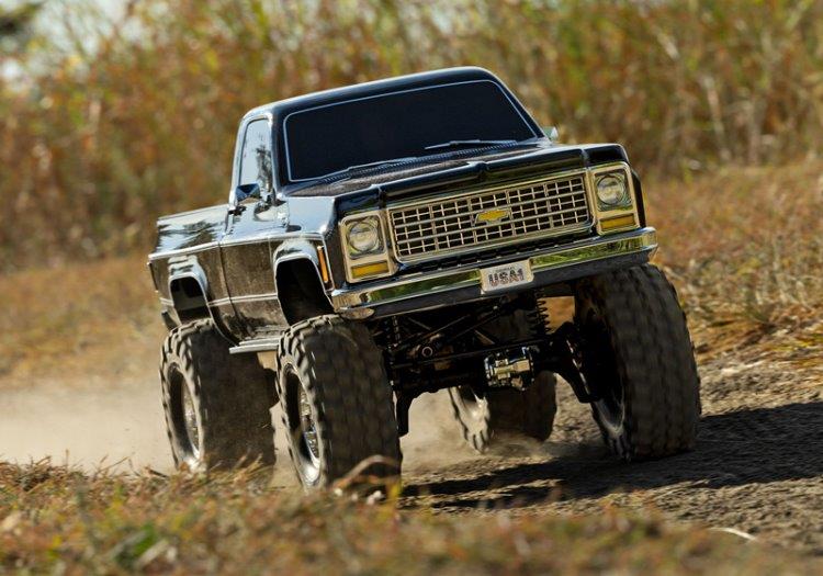 Traxxas TRX-4 Crawler Chevrolet K10 High Trail Svart RTR - 16